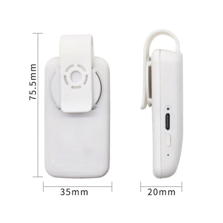 M5 USB Rechargeable Mask Air Circulation Small Fan Ultraviolet Purification Exhaust Fan