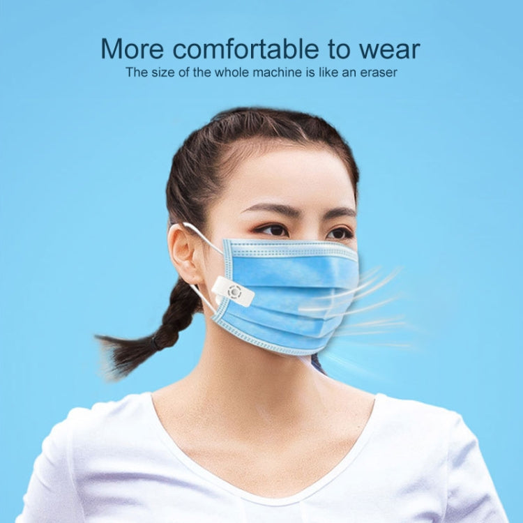 M5 USB Rechargeable Mask Air Circulation Small Fan Ultraviolet Purification Exhaust Fan
