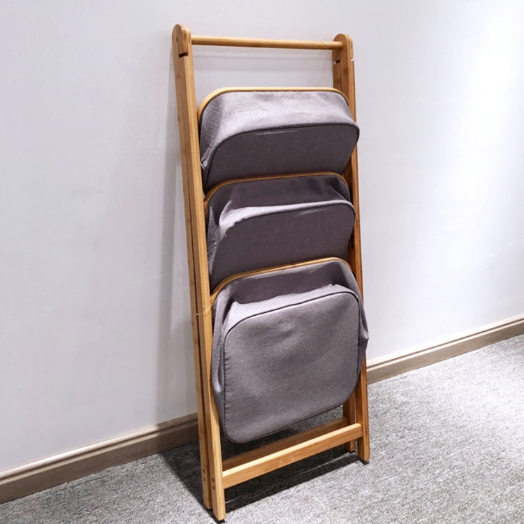 [US Warehouse] Living Room 3-Tier Storage Rack Bedroom Bamboo Rack, Size: : 17.5x13x42.9 inch