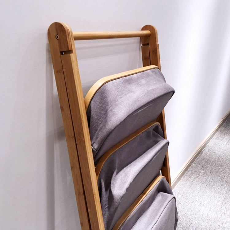 [US Warehouse] Living Room 3-Tier Storage Rack Bedroom Bamboo Rack, Size: : 17.5x13x42.9 inch