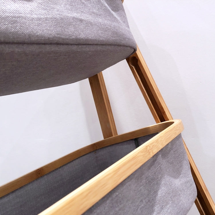 [US Warehouse] Living Room 3-Tier Storage Rack Bedroom Bamboo Rack, Size: : 17.5x13x42.9 inch