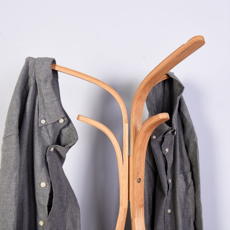 [US Warehouse] Living Room Bamboo Coat Rack with 6 Hooks, Size: 15.1x66.9 inch