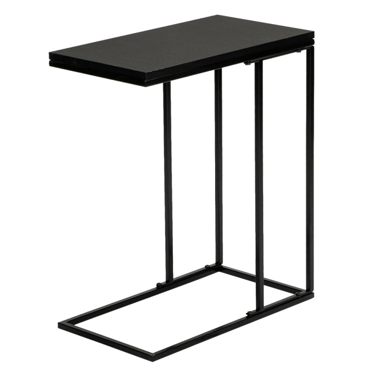 [US Warehouse] C Shape MDF Countertops Iron Base Single Layer Shelf Snack Home Table Decoration, Size: 48x28x58.4cm