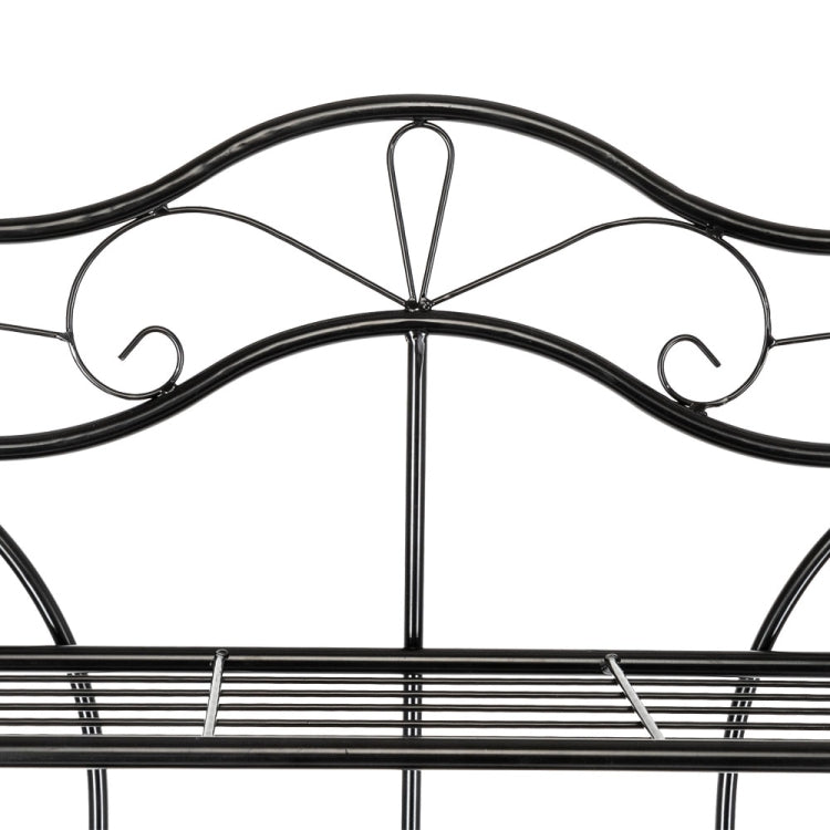 [US Warehouse] 5-Tier Metal Floral Border Kitchen Rack Iron Baking Decoration, Size: 63.5 x 40 x 174cm