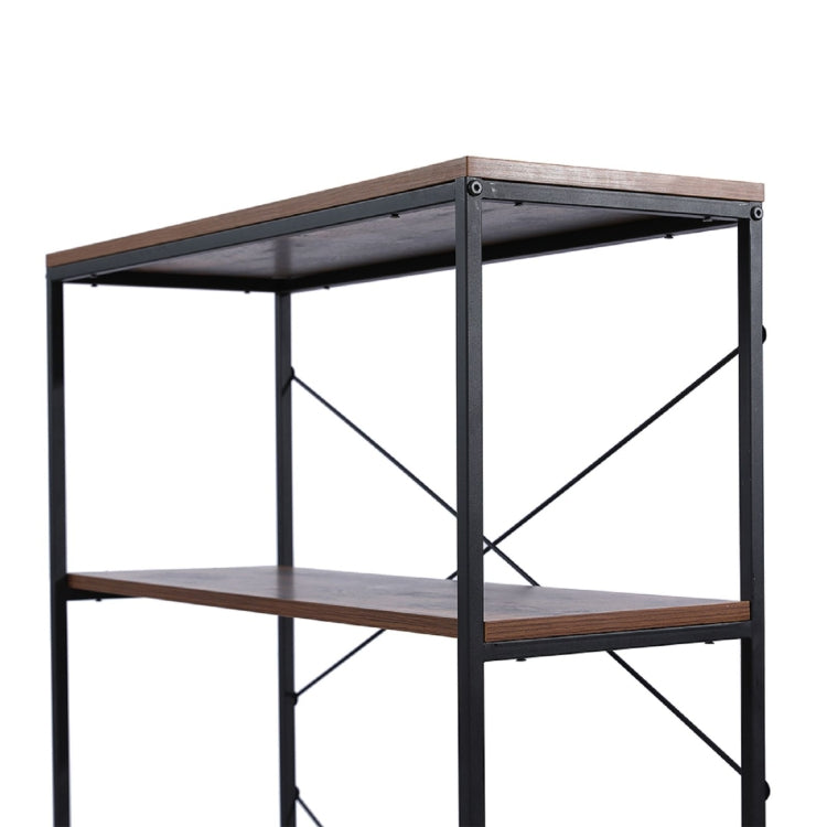 [US Warehouse] 5 Tier Widened Industrial Shelf Bookcase, Size: 81.3x30.5x146cm