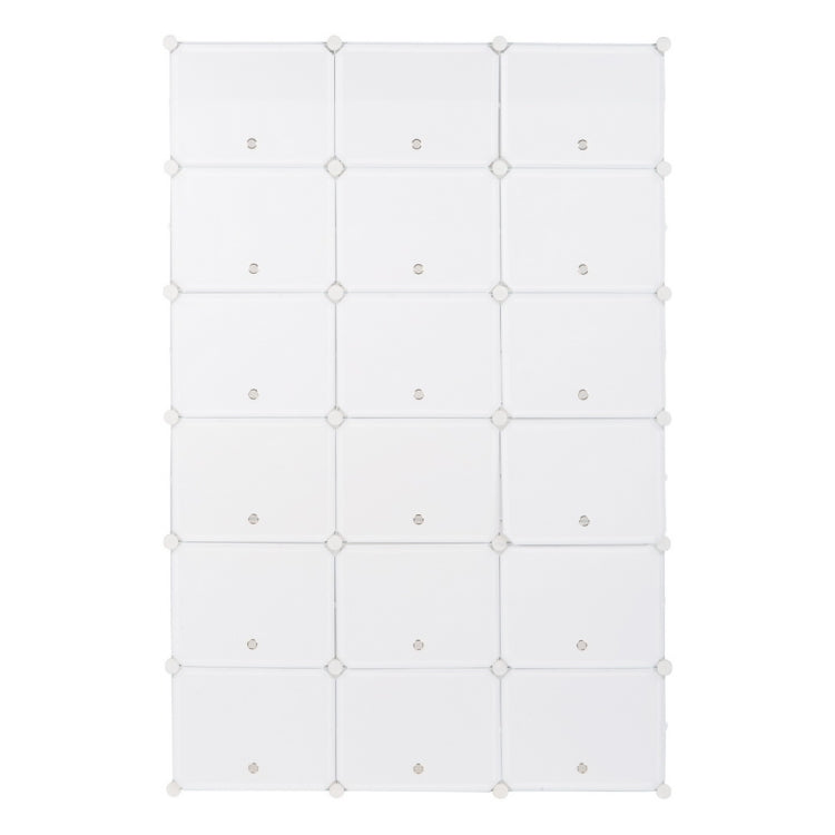 [US Warehouse] 3-rows 12-layers 36-grids DIY Free Assembling Household Storage Rack Plastic Shoe Rack Multifunctional Storage Box, Size: 180 x 120 x 30cm