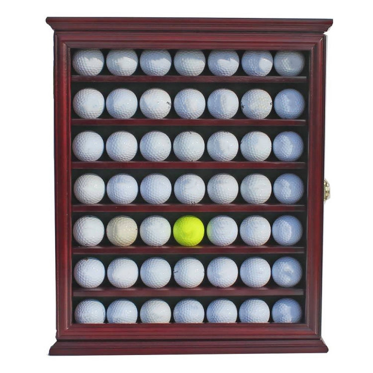 [US Warehouse] 7 x 7 Grids Wooden Souvenir Storage Box with Green Flannel, Size: 18.3 x 16.54 x 2.95 inch