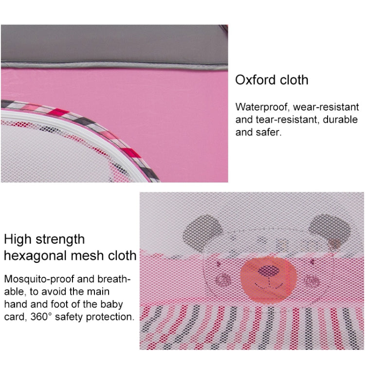 Portable Multi-functional Folding Crib Sleep Bed Movable Baby Game Bed