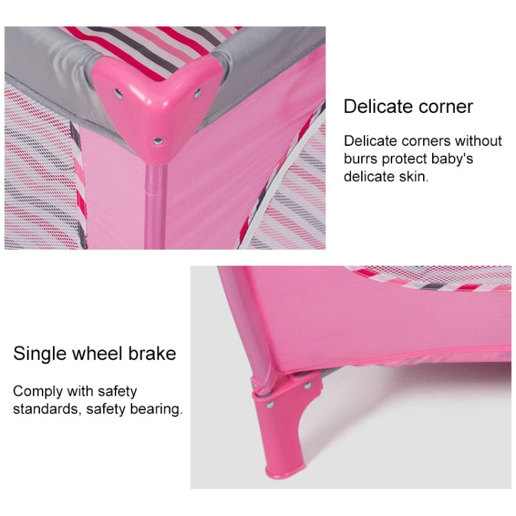 Portable Multi-functional Folding Crib Sleep Bed Movable Baby Game Bed
