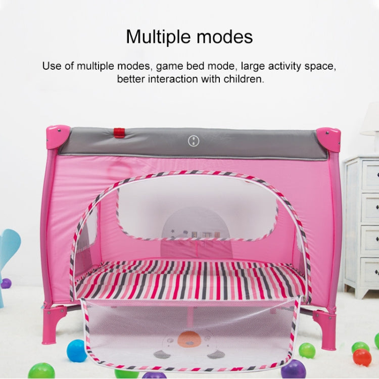 Portable Multi-functional Folding Crib Sleep Bed Movable Baby Game Bed