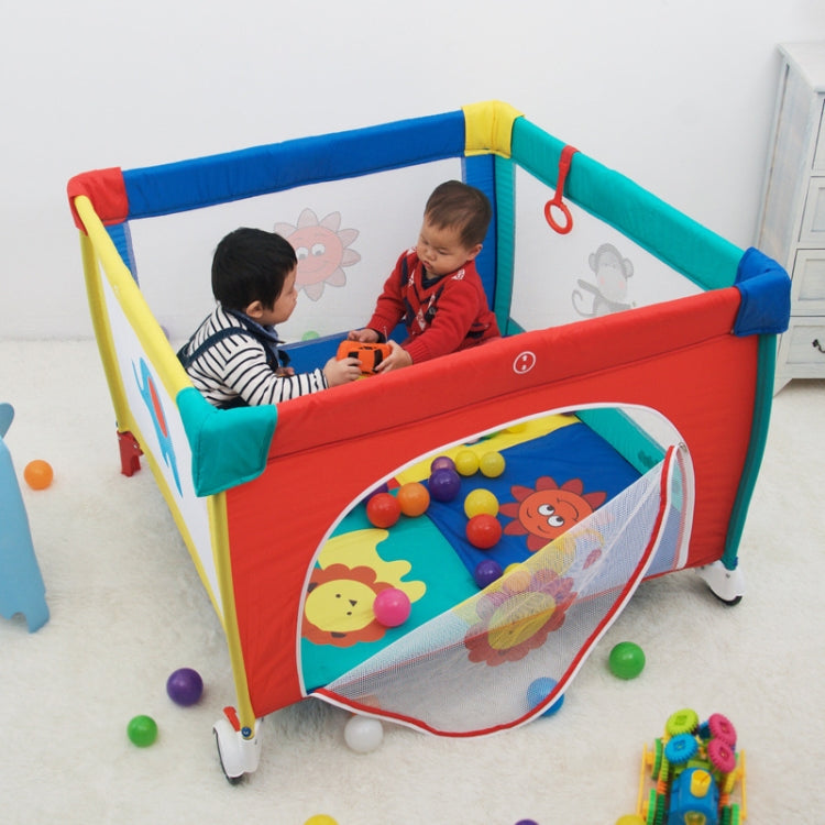 Portable Multi-functional Folding Crib Sleep Bed Movable Baby Game Bed