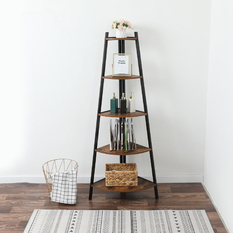 [US Warehouse] A-shaped Industrial Corner Ladder Frame with 5-layer Storage Rack, Size: 47.5x47.5x160.5cm