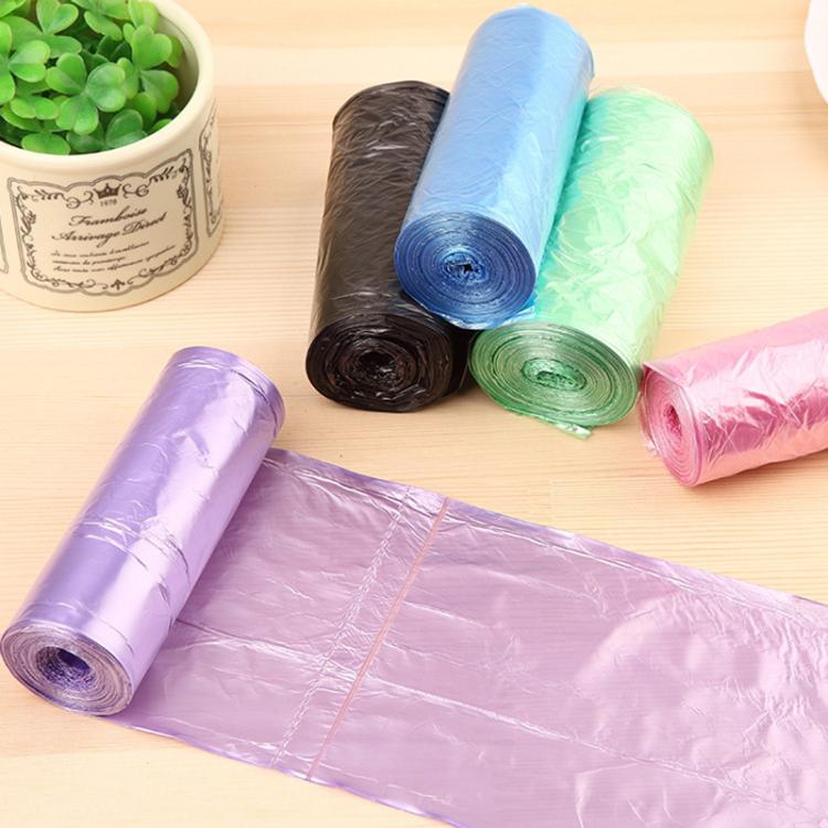 10 Rolls Household Colour Thickening Big Garbage Bags  - 30pcs Per Roll, Random Color Delivery, Size:45x50cm