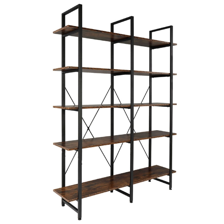 [US Warehouse] Cross-fixed Storage Rack with 5-layer Backplane, Size: 178x33x135cm