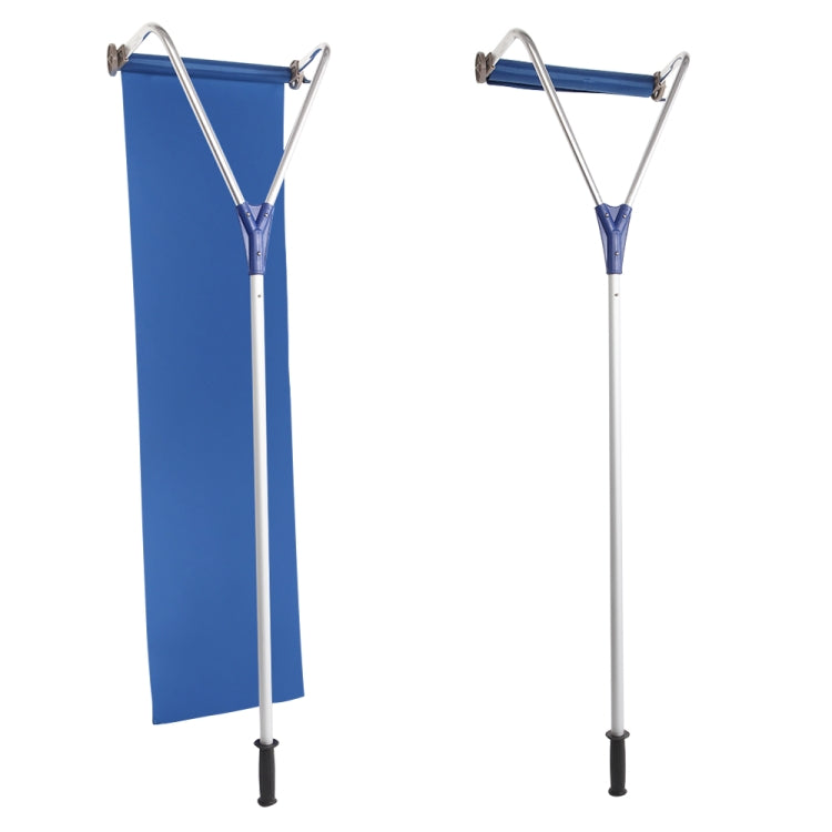 [US Warehouse] 1.2m 5 Paragraphs Cloth Head Roof Rake Snow Remover Scraping Tool