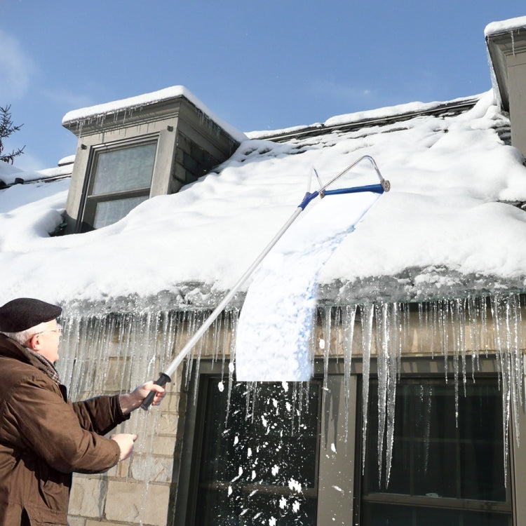 [US Warehouse] 1.2m 5 Paragraphs Cloth Head Roof Rake Snow Remover Scraping Tool