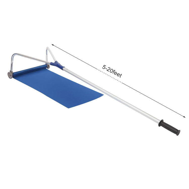 [US Warehouse] 1.2m 5 Paragraphs Cloth Head Roof Rake Snow Remover Scraping Tool