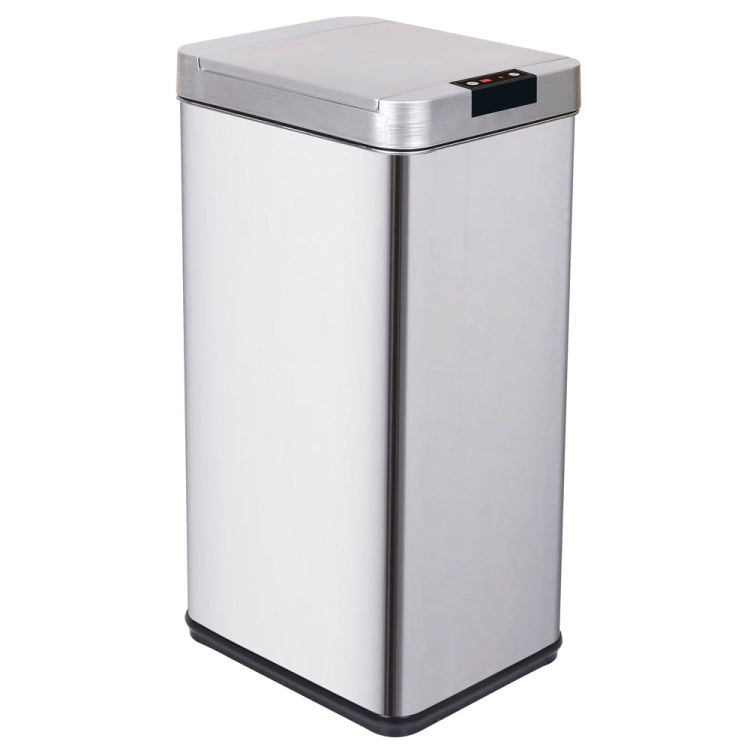 [US Warehouse] 48L Square Inductive Touchless Full-automatic Fingerprint-resistant Garbage Trash Can
