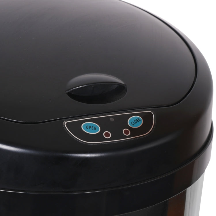 [US Warehouse] 50L Round Inductive Touchless Full-automatic Fingerprint-resistant Garbage Trash Can