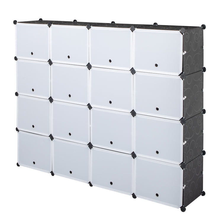 [US Warehouse] 32 Grids Home Portable Shoe Rack Organizer, Size: 162x32x162cm