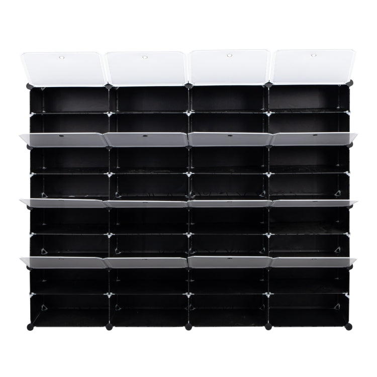 [US Warehouse] 32 Grids Home Portable Shoe Rack Organizer, Size: 162x32x162cm