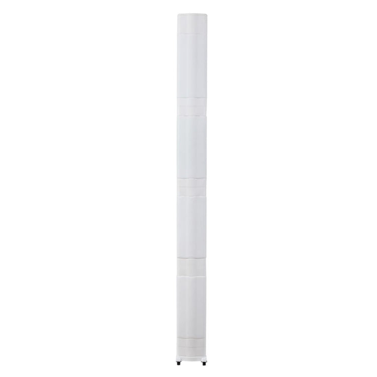 [UK Warehouse] 5-layer Plastic Shelf with Wheels, Size: 54.61x12.95x132.08cm