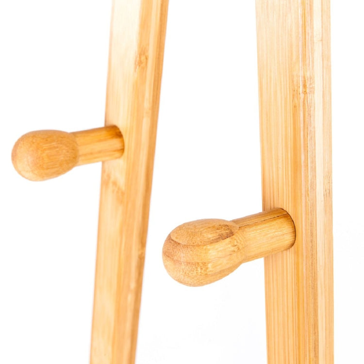 [US Warehouse] Two-tier Storage Coat Rack with Wheels, Size: 166x75x33cm