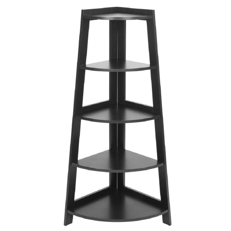 [UK Warehouse] 5-layer Fan-shaped Corner Shelf, Size: 40x117x40cm