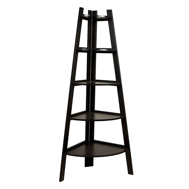 [US Warehouse] 5-layer Fan-shaped Corner Shelf, Size: 40x117x40cm