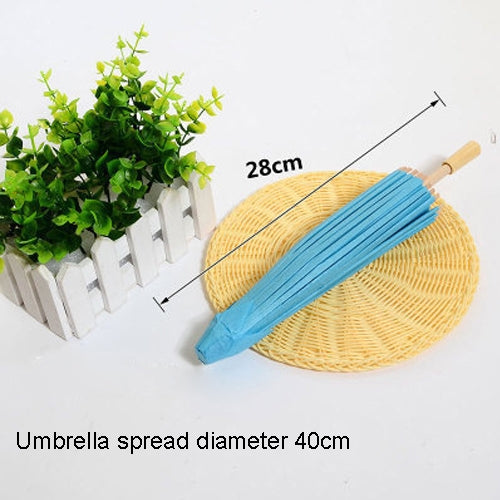 Indoor Aerial Creative Background Layout Corridor Classroom Paper Umbrella Hanging Wall Decoration, Diameter: 40cm