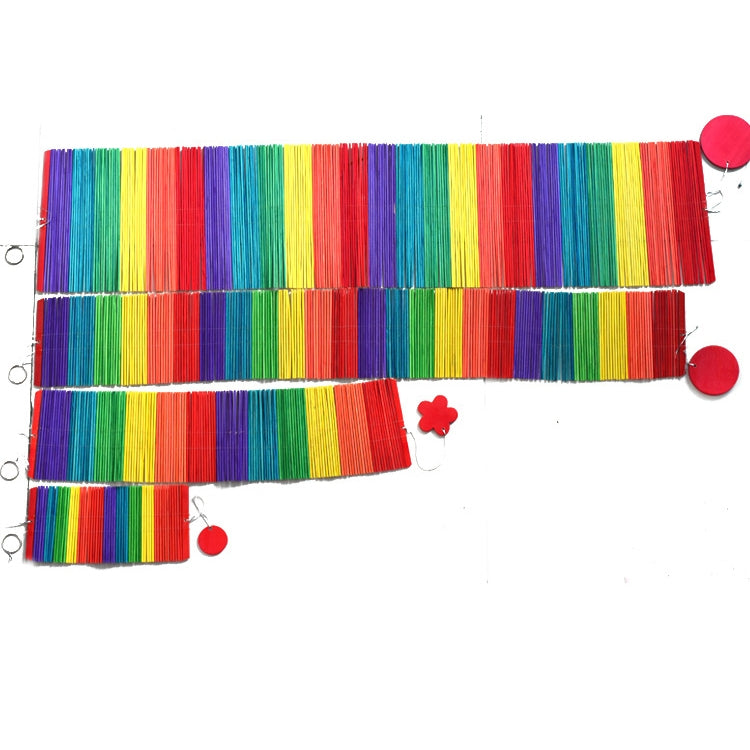 Classroom Wall Hanging Curtain Color Rotation Wind Turn, Size: 20x10cm