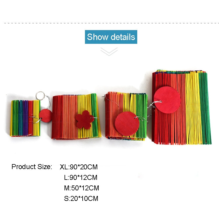 Classroom Wall Hanging Curtain Color Rotation Wind Turn, Size: 20x10cm
