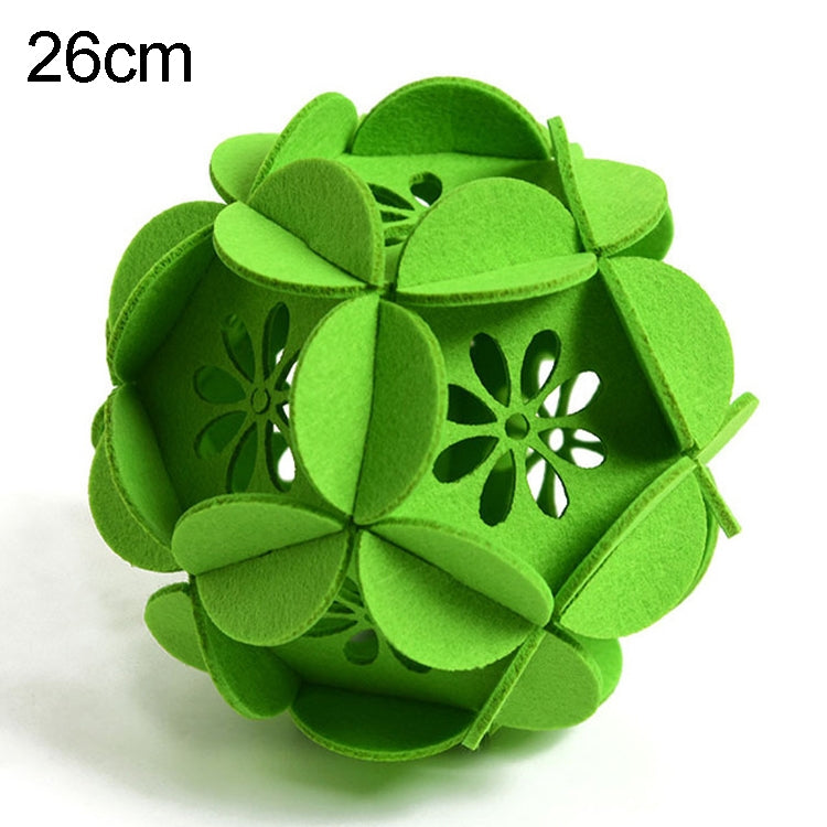 Classroom Decoration Non-woven Flower Ball Three-dimensional Wicker Pendant, Size: 26cm