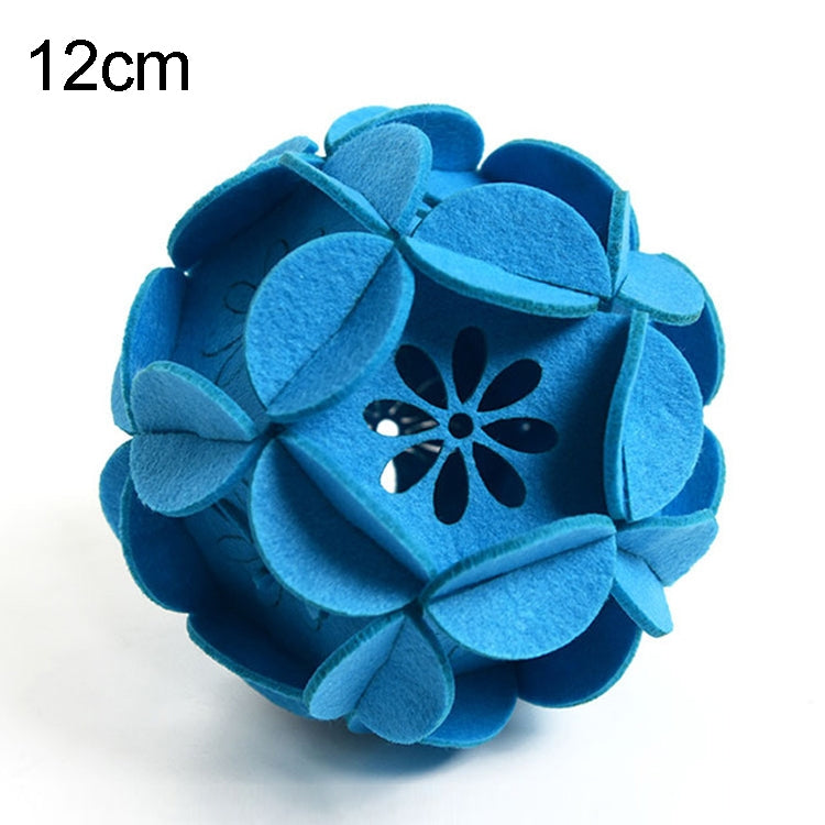Classroom Decoration Non-woven Flower Ball Three-dimensional Wicker Pendant, Size: 12cm