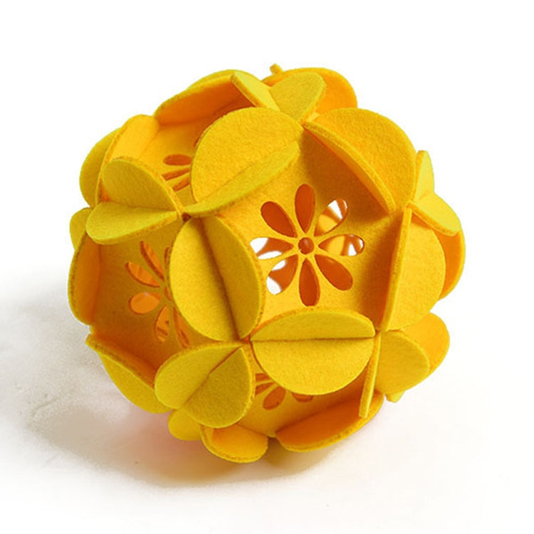 Classroom Decoration Non-woven Flower Ball Three-dimensional Wicker Pendant, Size: 12cm