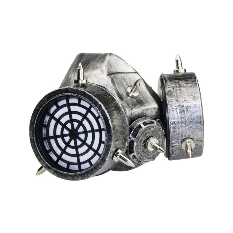 GM002 Halloween Dress Up Props Punk Style Gas Mask + Goggles Set