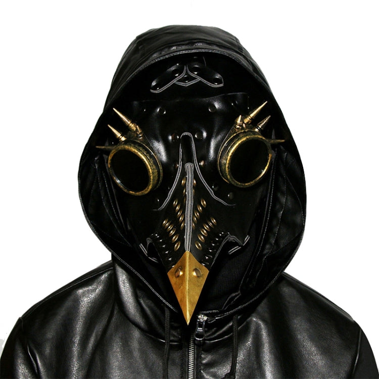 HG079 Halloween Barbed Glasses Perforated Beak Shape Mask