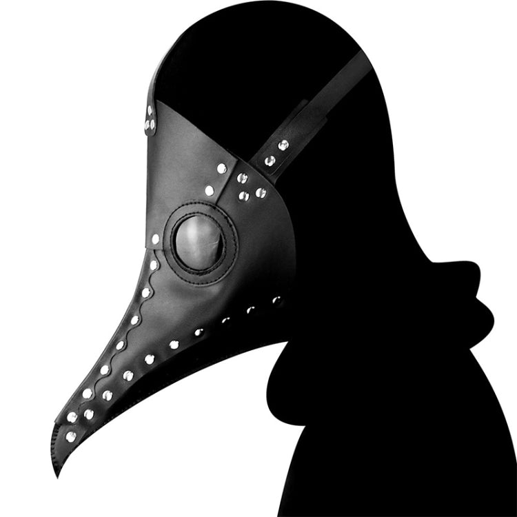 HG083 Halloween Solid Color Beak Shape Mask