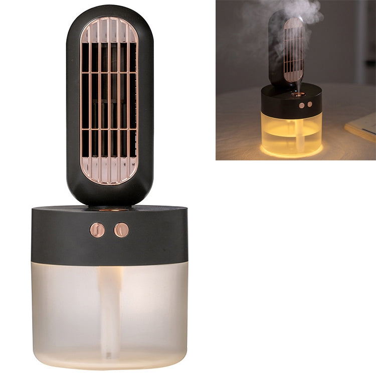 V8 Multifunctional Humidifier Fan Mini Desktop USB Charging Spray Electric Fan