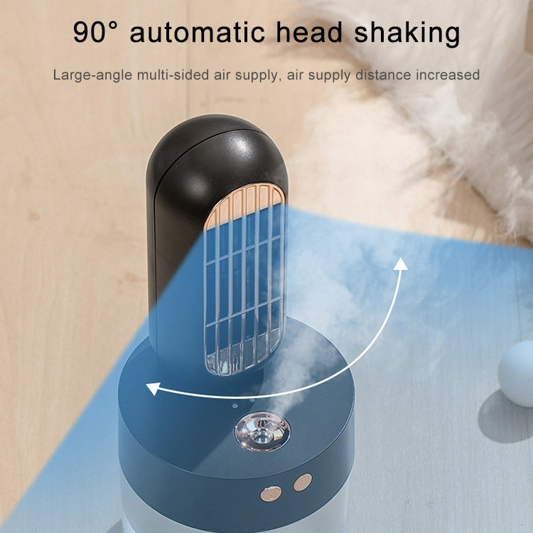 V8 Multifunctional Humidifier Fan Mini Desktop USB Charging Spray Electric Fan