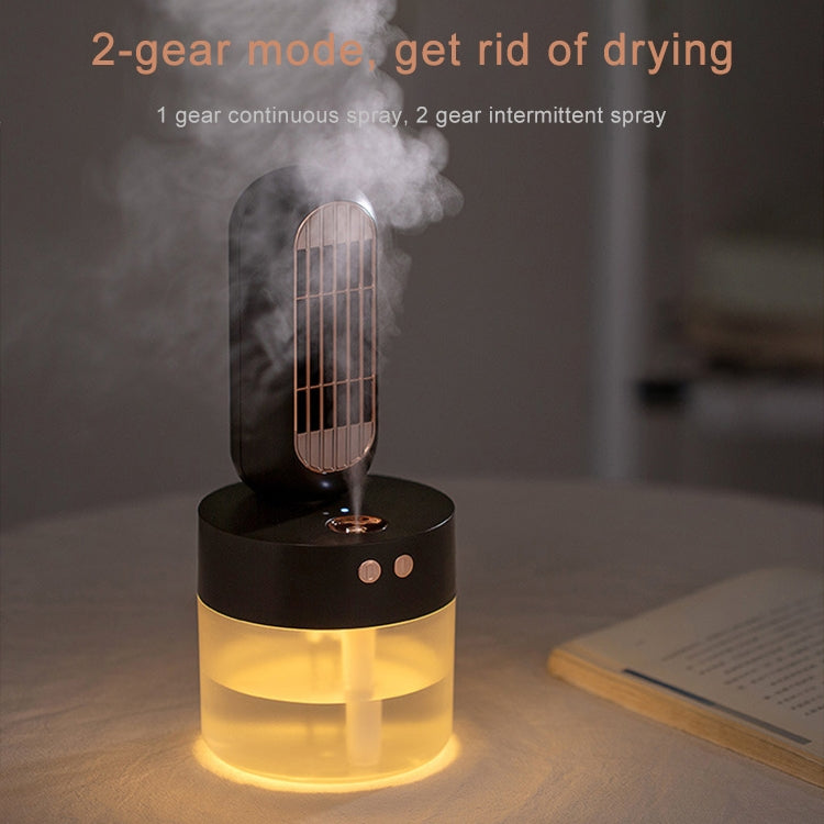 V8 Multifunctional Humidifier Fan Mini Desktop USB Charging Spray Electric Fan