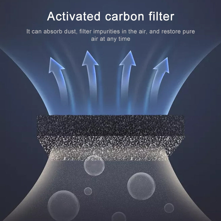 USB Household Negative Ion Sterilization Air Purifier (Black)