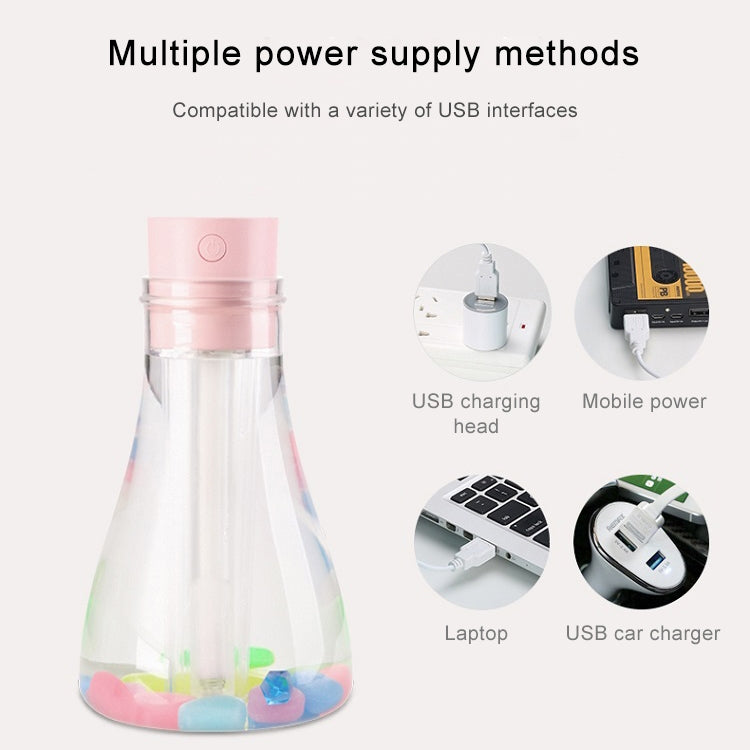 Wishing Bottle Humidifier Mini Air Purifier, Random Color Delivery