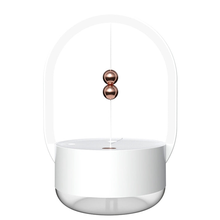 USB-C / Type-C Rechargeable Desktop Night Light Household Nano Spray Humidifier with Magnetic Ball, Water Tank Capacity: 350mL(White)