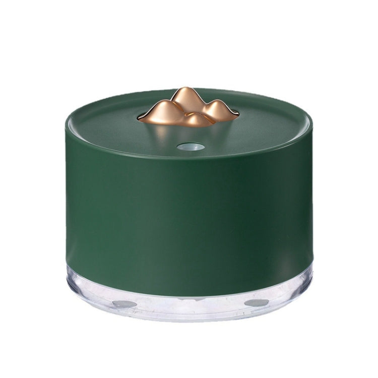 Desktop Mini Moisturizing Mountain Shaped Humidifier with Colorful Night Light, Plug-in Version