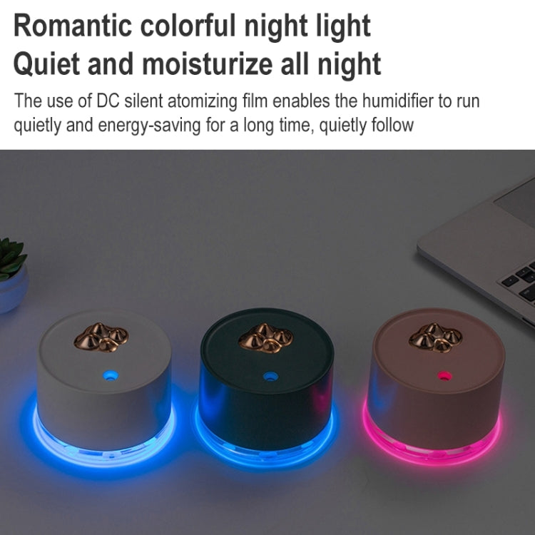 Desktop Mini Moisturizing Mountain Shaped Humidifier with Colorful Night Light, Plug-in Version