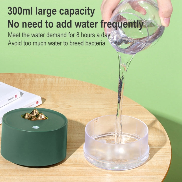 Desktop Mini Moisturizing Mountain Shaped Humidifier with Colorful Night Light, Plug-in Version