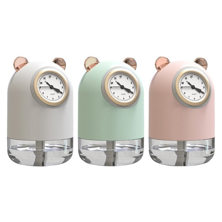 H216 Home Mute USB Mini Water Replenishing Instrument Cool Bear Clock Shaped Humidifier