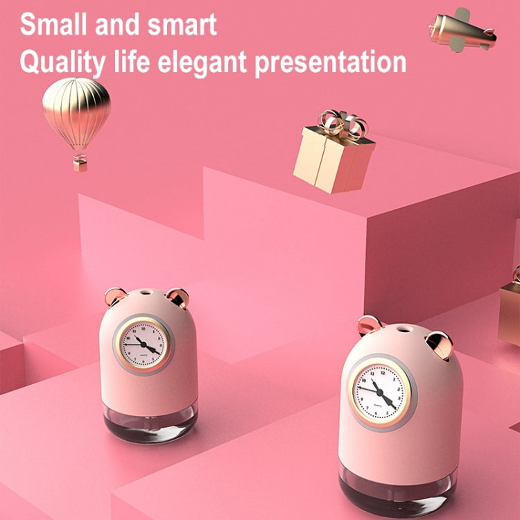 H216 Home Mute USB Mini Water Replenishing Instrument Cool Bear Clock Shaped Humidifier