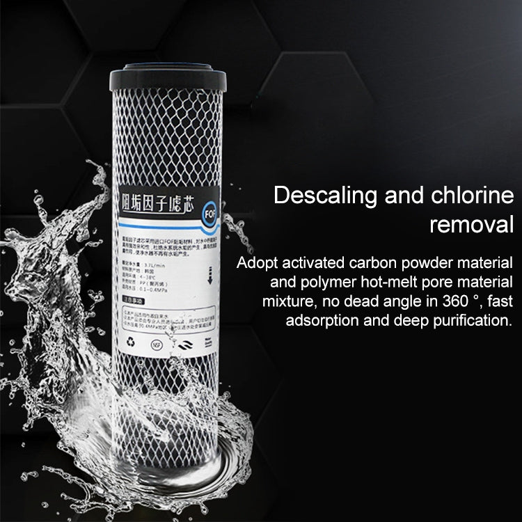 2 PCS 10 inch Coconut Shell Activated Carbon Filter Household Water Purifier Filter
